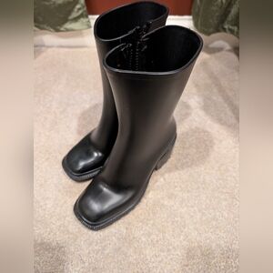 INC International Concepts Everett Black Boots, sz 9